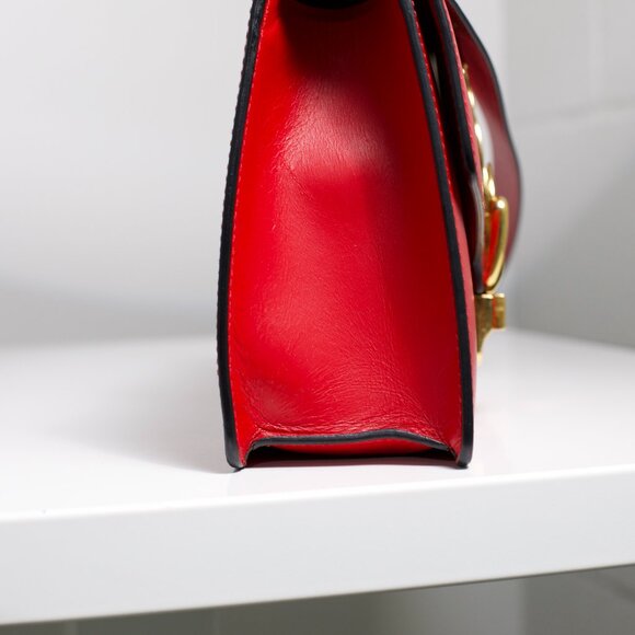 Gucci Hibiscus Red Sylvie Small Shoulder Bag - Picture 8 of 16